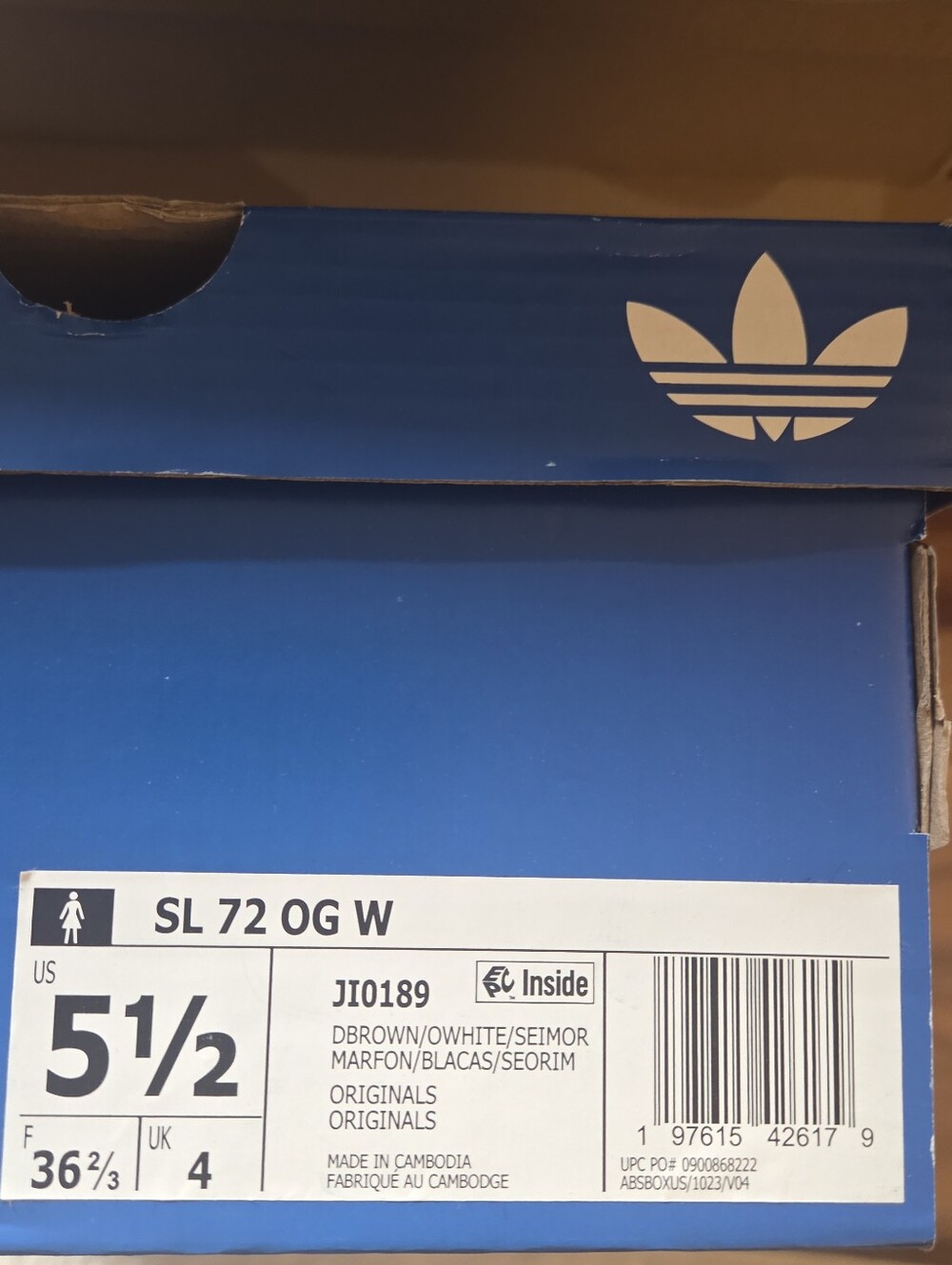ADIDAS ORIGINALS SL 72 OG 'CHEETAH PACK' SNEAKER - Picture 6 of 8